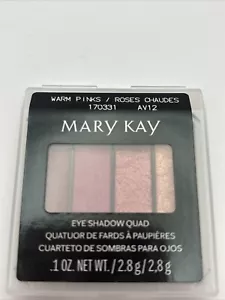 New Mary Kay Eye Shadow Quad Full Size Warm Pinks 170331 - Picture 1 of 2