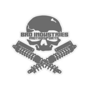 Bro Industries Kiss-Cut Stickers Black skull logo - Picture 1 of 25