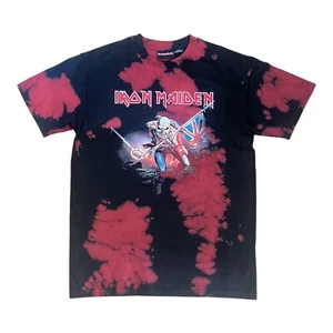 IRON MAIDEN "THE TROOPER" T-SHIRT - GR. XS - EPIC BLEACH-DYE DESIGN - Bild 1 von 4