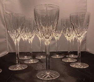 Elegante Calice Acqua Cristallo Mikasa Apollo Fuori Produzione 8 1/4" EX! 11 disponibili - Foto 1 di 8