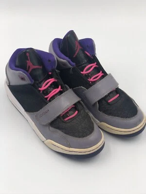 Zapato Air Jordan Flight Club Retro Jr Niña Juvenil 6.5Y Púrpura Rosa 618061-027 Foto 1 de 4