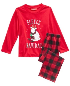 Family Pajamas Girl's Fleece Navidad Pajama Sets - Picture 1 of 3