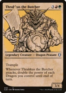 [MTG] Trakkus el Carnicero (Vitrina) (440) (CLB) Casi Nuevo - Imagen 1 de 1