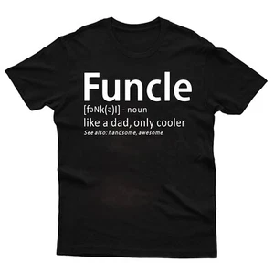 Funcle T-Shirt Awesome Guardian Onkel Vatertag Papa Geburtstag Weihnachtsgeschenk Männer Top - Bild 1 von 13