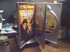 "THE FRENCH CONNECTION" DVD GENE HACKMAN 2 DVDS BARELY USED,UNSCRATCHED TESTED01