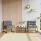 Vidaxl Garden Sofas With Cushions 2pcs Impregnated Wood Pine