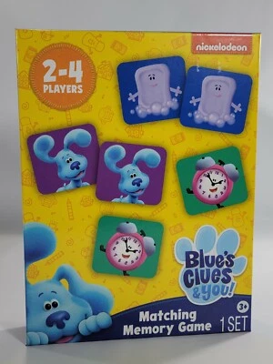 Blue’s Clues & You Nickelodeon 72 cards Memory Matching Card Game 2-4 Players - Image 1 of 2