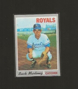 1970 TOPPS BUCK MARTINEZ #609 EX+ HIGHER GRADE