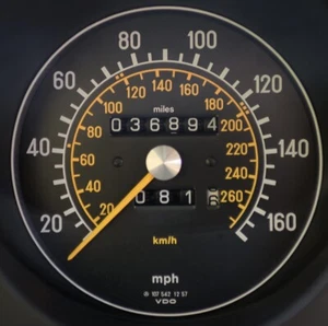 Mercedes Benz 560SL Speedometer Odometer Gauge 107 REPAIR SVC - Picture 1 of 2