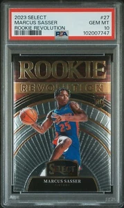 2023-24 Marcus Sasser PSA 10 RC Select Rookie Revolution #27 - Picture 1 of 2
