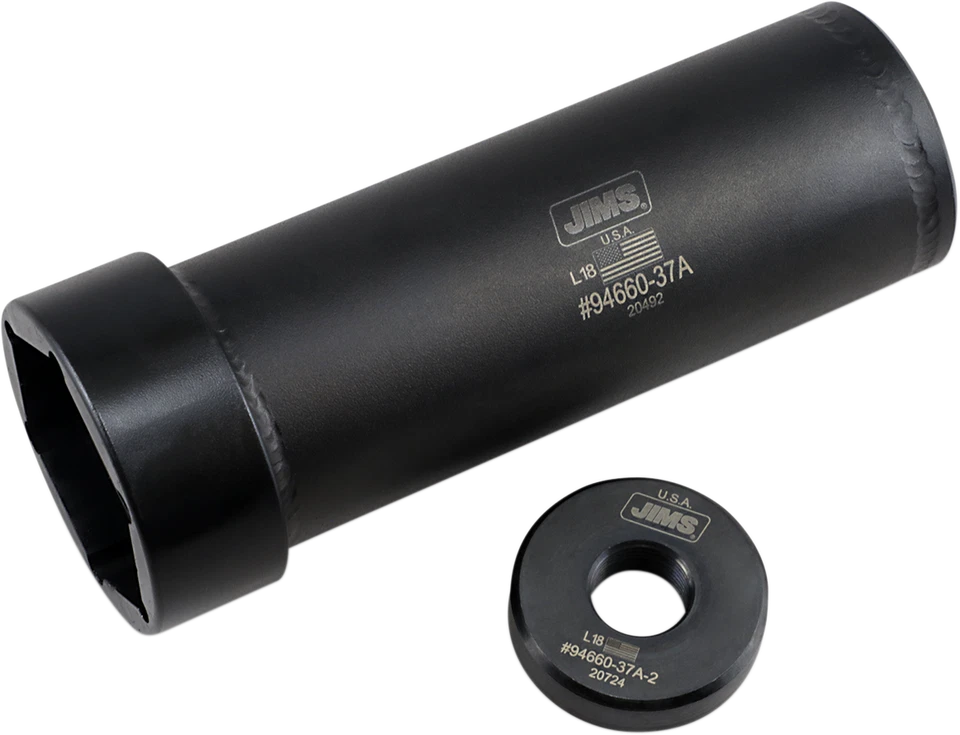 Jim's Machining 94660-37A 主轴链轮螺母套筒工具 48 Harley FL — 第 1/1 张图片