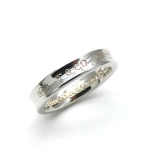 USATO TIFFANY&Co. Anello 1837 US 6 Silver925 4,1 g Silver Accessories - Foto 1 di 7
