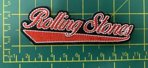 ROLLING STONES BASEBALL CUT OUT LOGO GEWEBT AUFNÄHEN ODER AUFBÜGELN PATCH OFFIZIELL - Bild 1 von 8