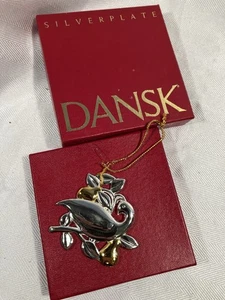 Dansk Versilbertes Rebhuhn Weihnachtsschmuck / Japan - Bild 1 von 4