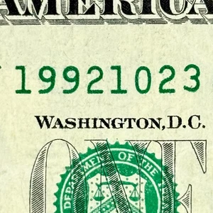 1992 October 23rd Birthday Dollar 1992 Oct 23 Birthday Note Best Present Gift - Picture 1 of 6
