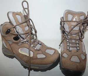 Vasque Breeze Hiking Boots Womens 7M Brown Genuine Leather Lace Up Shoe - Picture 1 of 15