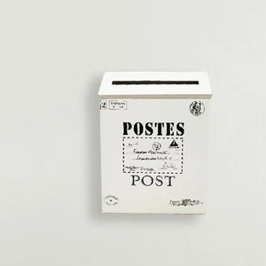 Wall Hanging Mail Box Retro Decorative Large Capacity Wall Mounted Mailbox for - Picture 1 of 16