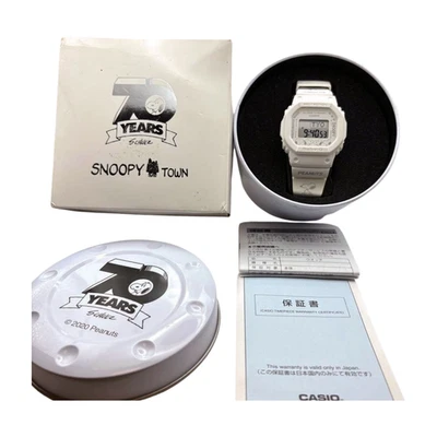 Unused Casio Baby-G BGD-501 Snoopy 70th Anniversary Watch Peanuts SNOOPY TOWN - Image 1 of 4