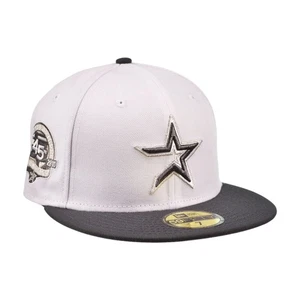 New Era Houston Astros 45 Aniversario 59Fifty Hombre Sombrero Ajustado Blanco-Grafito - Imagen 1 de 5