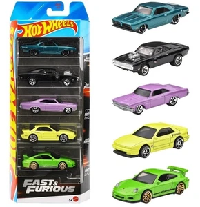 Hot Wheels 1:64 Basic 5 Pack Cars Set Fast & Furious Diecast Cars Set JDR19-7F - Picture 1 of 6