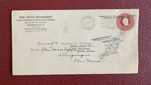 US POD Div. of Stamps #7 U429 DC to ALBUQUERQUE, NM UNM Physics dept 8.4.38 - Picture 1 of 2