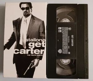 GET CARTER VHS Movie Tape-Sylvester Stallone - Foto 1 di 1