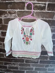 NUEVO SIN ETIQUETAS TOP FLORAL BOHO PLAYERO BABYGAP NIÑAS 18-24 MESES BABY GAP MANGA LARGA - Imagen 1 de 3