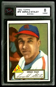 1952 TOPPS #79 GERALD STALEY KSA 8 CENTERED HIGHEST GRADED AMONG ALL COMPANIES - Picture 1 of 2