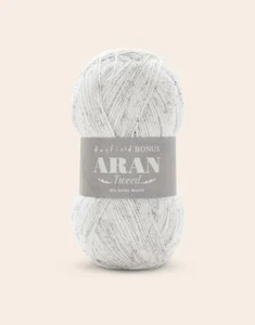 Sirdar Hayfield BONUS ARAN TWEED Knitting Wool Yarn 400g- 931 Stormcloud - Picture 1 of 1
