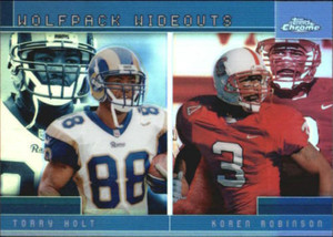 2001 Topps Chrome Combos Refractor SP #TC2 Torry Holt/Koren Robinson