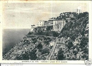 cp 033 1957 AGEROLA (Napoli) Colonia e punta San Lazzaro - viaggiata - Imagen 1 de 1