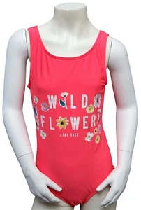 Marks & Spencer Kinder Mädchen Badeanzug Kostüm rosa UPF 50+ Sonne Smart 12-13 Jahre - Bild 1 von 3