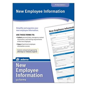 New Employee Information Made E-Z HR117 - Picture 1 of 2
