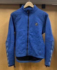Castelli Strato Sheer Windstopper Full Zip Cycling Jacket Size Large Blue - Picture 1 of 19