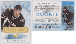 2012-13 Upper Deck Artifacts Gold Spectrum /25 Brenden Dillon #170 Rookie RC