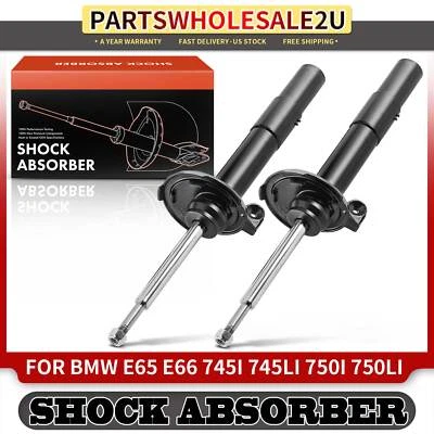 2x Front Side Shock Absorber for BMW 745i 745Li 2002-2005 750i 750Li 2006-2008  - Image 1 of 4