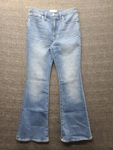 Madewell Jeans Womens 29x31 Skinny Fit Flared Leg High Rise Mom Distressed - Picture 1 of 17