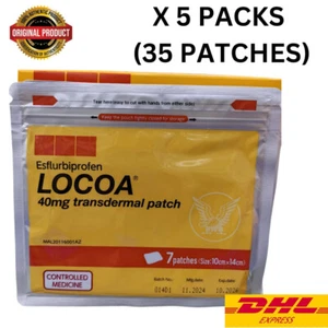 Paquetes Locoa Transdérmicos 7'SX5 (35 Parches) Alivio del Dolor Articular Envío Express - Imagen 1 de 10