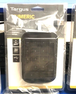 Targus Numeric Keypad with USB Port Connector AKP10US  **NEW** - Image 1 of 4