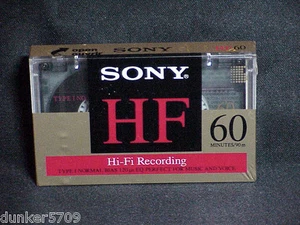 1 CASSETTE DE AUDIO SONY 60 MIN IEC1/TIPO 1 SESGO NORMAL 120 EE. UU. ECUALIZADOR ENVOLTURA RETRÁCTIL NUEVO - Imagen 1 de 3