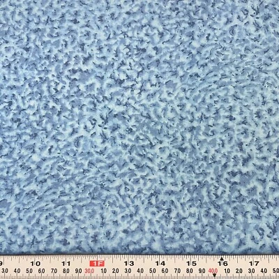 Blue Blender Northcott Silk Inc. Cotton Fabric HALF YARD Remnant 19" x 43" - Image 1 of 2