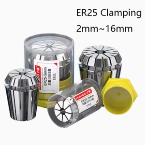 ER25 Clamping 2~16mm Spring Collet for CNC Engraving Machine Milling Lathe Tool - Picture 1 of 33