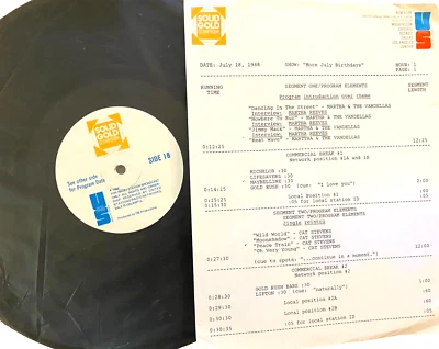 7/18/88 SOLID GOLD SCRAPBOOK SALUTES JULY BIRTHDAYS,MARTHA REEVES (3 INTERVIEWS) - Image 1 of 2