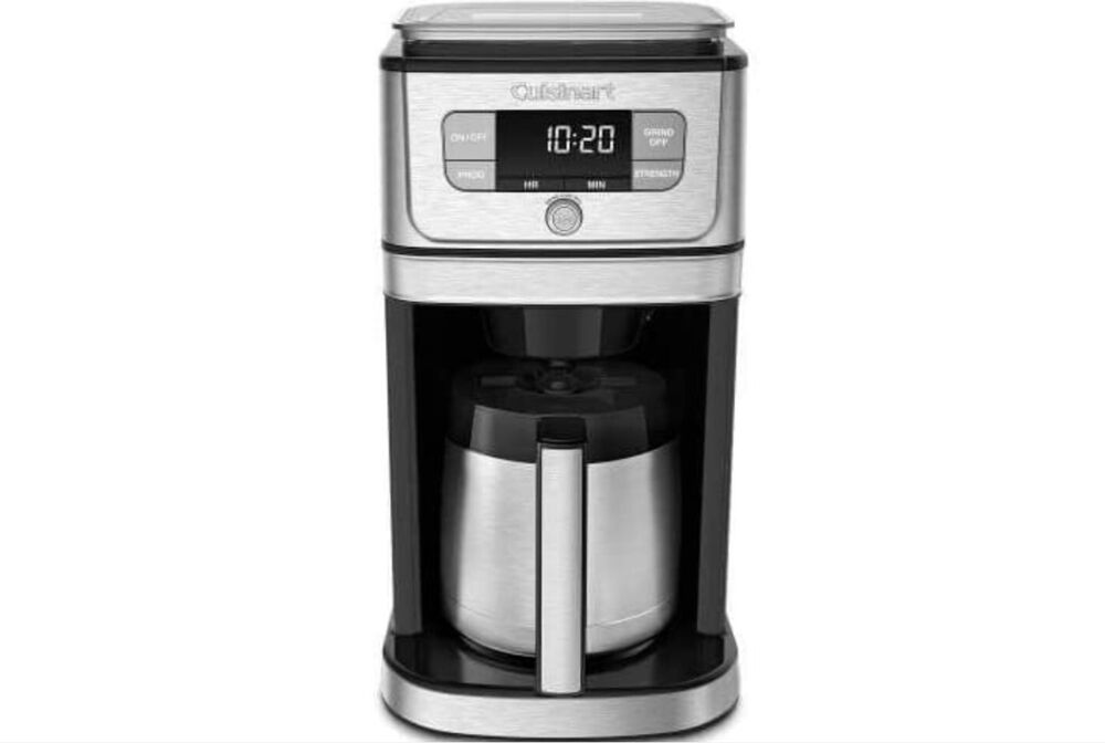 Cuisinart DGB-850FR 10 Cup Grind & Brew Coffeemaker Silver Certified Refurbished