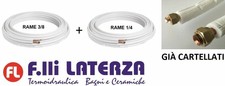 KIT MONTAGGIO CONDIZIONATORE CLIMATIZZATORE TUBI RAME 1,5 Mt. 1/4-3/8 CARTELLATI