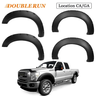 Fit For 2011 2012 2013 2014 2015 2016 Ford F250 F350 Fender Flares Super Duty Foto 1 de 4