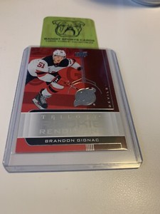 2019-20 Upper Deck Trilogy Hockey Rookie Rendition #RR-19 Brandon Gignac