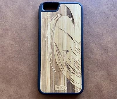 Bamboo iPhone 6 Case with Surfing Engraving - Image 1 of 2