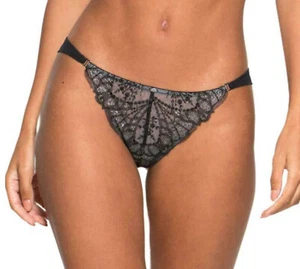 Gossard Vip Twilight 17303, Emboidery Lace, Brazilian Thong, Black Grey, XS-XL, - Picture 1 of 4
