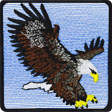 Adler Aufnäher/Patch Eagle Aufbügler Weißkopfadler gestickt Weißkopfseeadler 